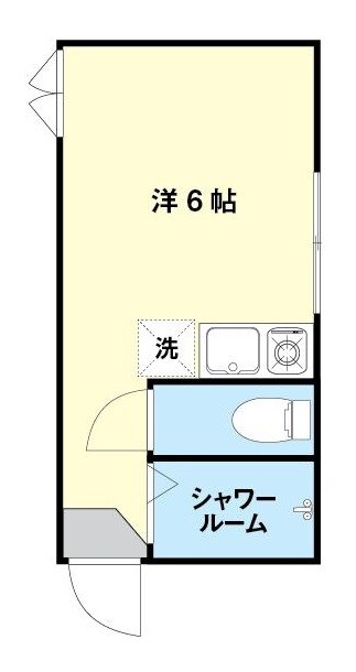 東中野駅 徒歩8分 1階の物件間取画像