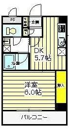 西川口駅 徒歩4分 5階の物件間取画像