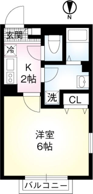 志茂駅 徒歩9分 1階の物件間取画像