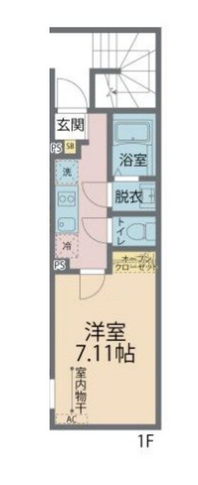 カインドネス蕨Ⅱの物件間取画像