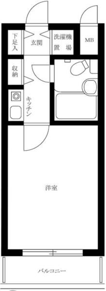 お花茶屋駅 徒歩3分 4階の物件間取画像