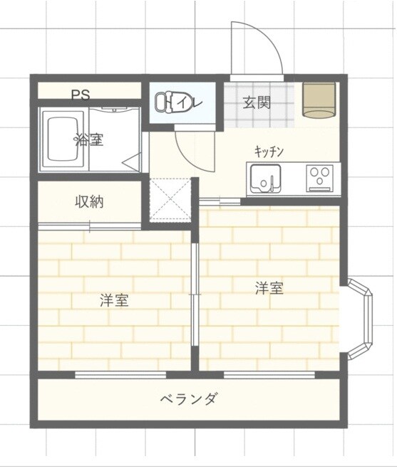 メゾンブランの物件間取画像