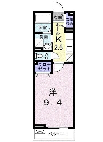 エレガント　レジデンスの物件間取画像