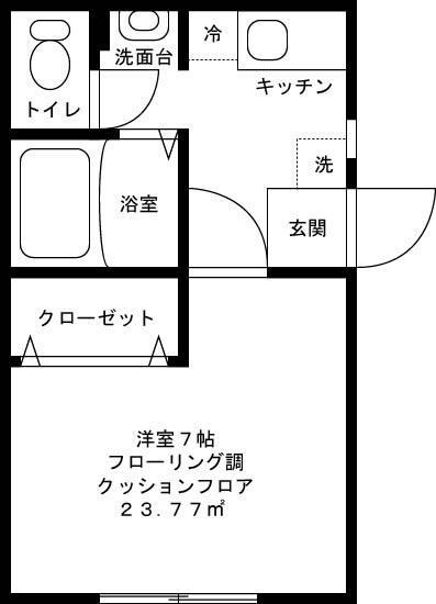 田無駅 徒歩18分 2階の物件間取画像