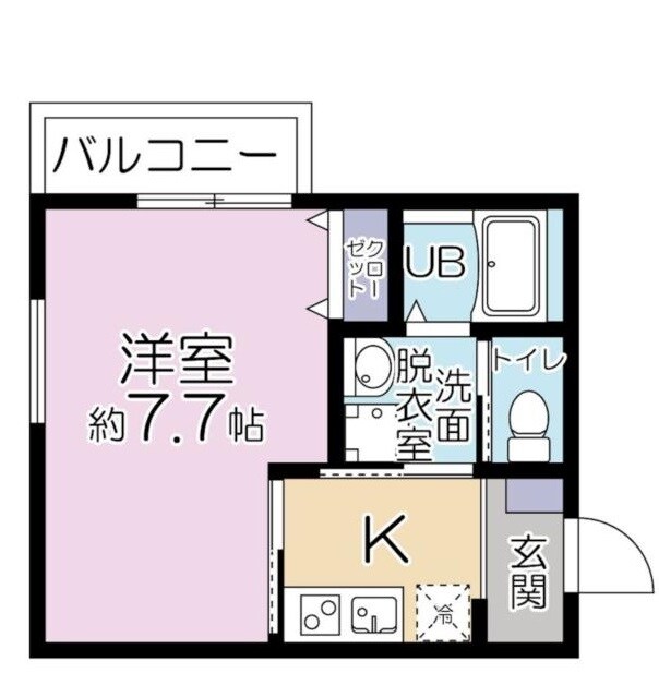 与野本町駅 徒歩9分 1階の物件間取画像