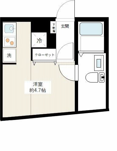 上井草駅 徒歩7分 4階の物件間取画像