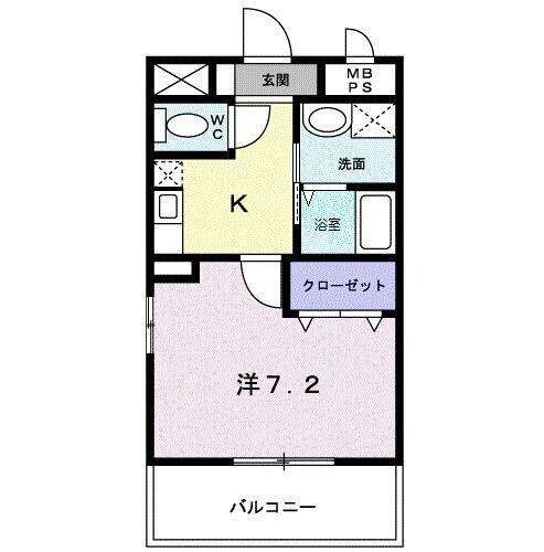 五反野駅 徒歩8分 7階の物件間取画像