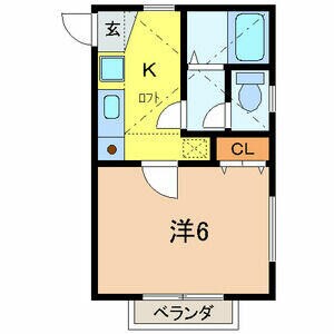 クレスト１の物件間取画像