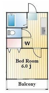 王子駅 徒歩15分 2階の物件間取画像