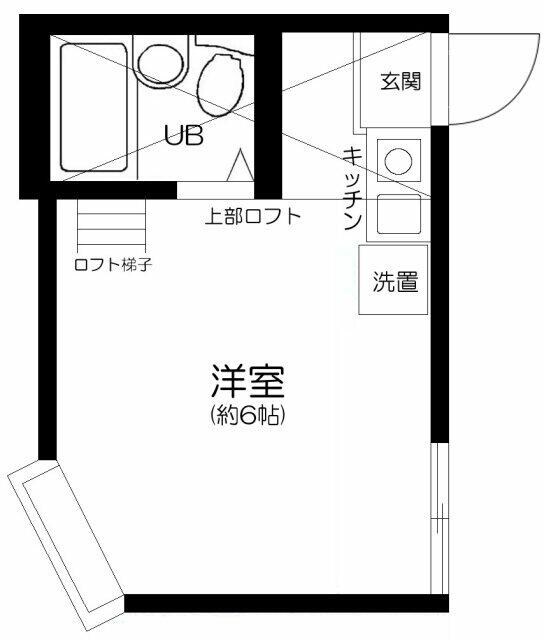 南阿佐ケ谷駅 徒歩18分 1階の物件間取画像