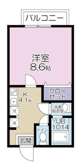 新秋津駅 徒歩7分 2階の物件間取画像