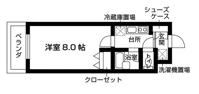 西荻窪駅 徒歩7分 1階の物件間取画像