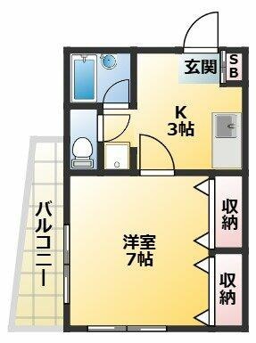 志村三丁目駅 徒歩5分 2階の物件間取画像