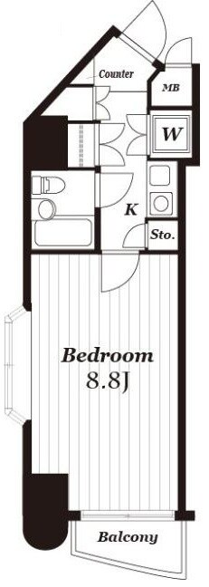 駒込駅 徒歩7分 6階の物件間取画像