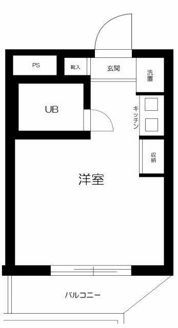 新中野駅 徒歩3分 3階の物件間取画像