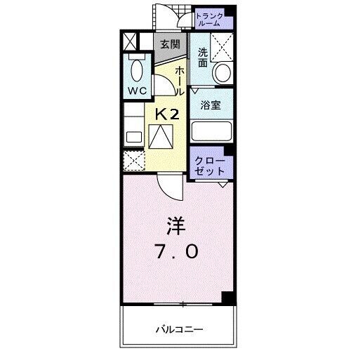 中村橋駅 徒歩9分 1階の物件間取画像