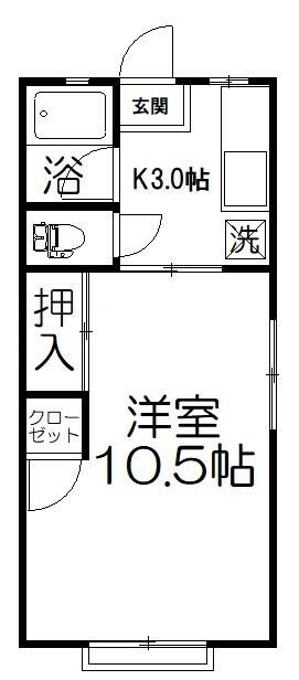 北大宮駅 徒歩8分 1階の物件間取画像