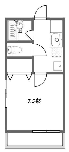 青砥駅 徒歩10分 1階の物件間取画像