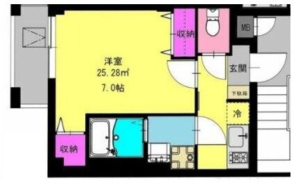 三河島駅 徒歩2分 4階の物件間取画像