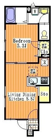 ヴォールｆの物件間取画像