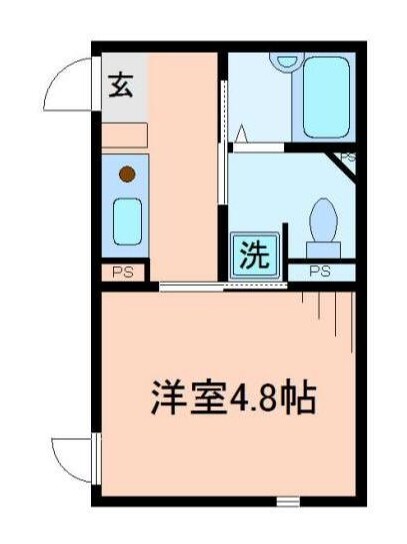 板橋駅 徒歩3分 2階の物件間取画像