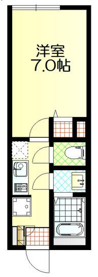 お花茶屋駅 徒歩9分 1階の物件間取画像