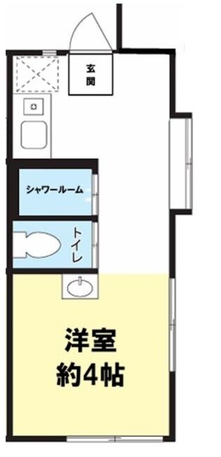 下落合駅 徒歩7分 2階の物件間取画像