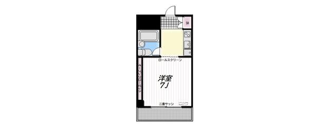 亀有駅 徒歩5分 4階の物件間取画像