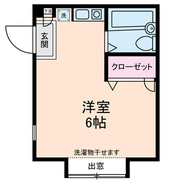 富士見台駅 徒歩8分 1階の物件間取画像