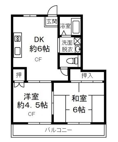 峰ビルの物件間取画像