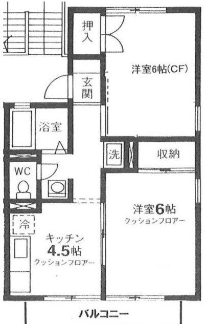 ひばりヶ丘駅 徒歩5分 2階の物件間取画像