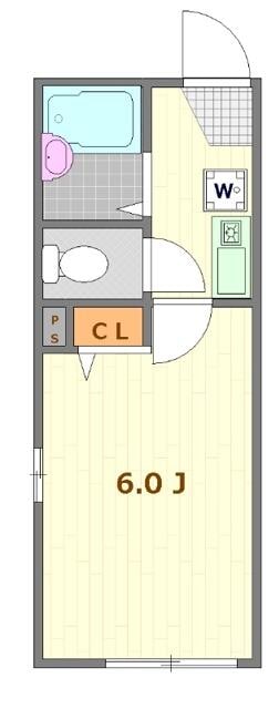 新小岩駅 徒歩16分 2階の物件間取画像