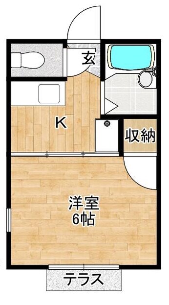 アローズ№５の物件間取画像