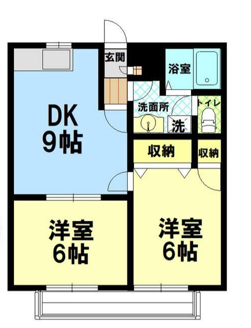 航空公園駅 徒歩13分 3階の物件間取画像