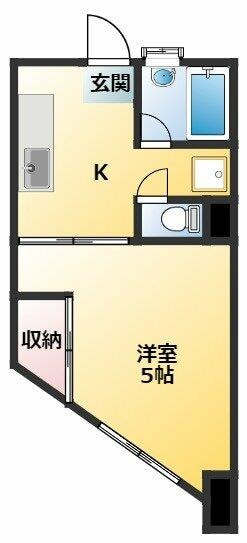 王子駅 徒歩4分 3階の物件間取画像