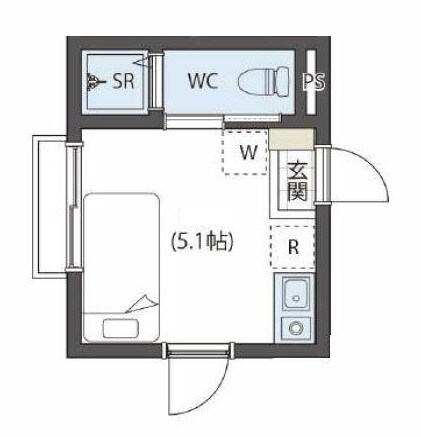 本蓮沼駅 徒歩5分 2階の物件間取画像