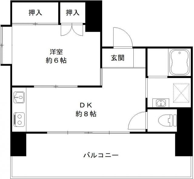 大森駅 徒歩8分 4階の物件間取画像