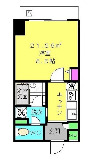 尾久駅 徒歩3分 4階の物件間取画像