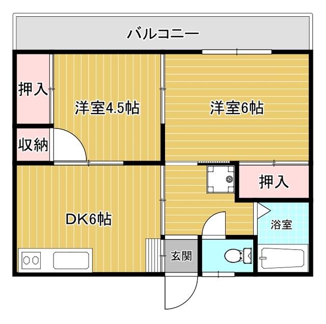 清瀬駅 徒歩3分 2階の物件間取画像