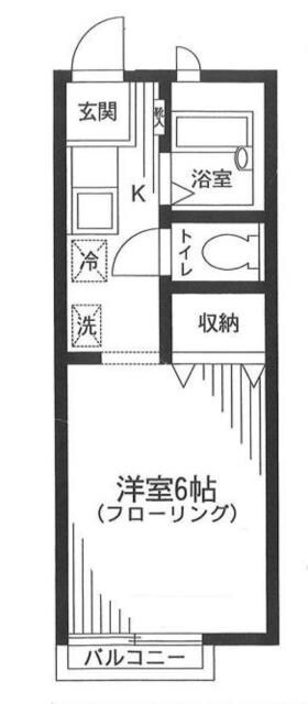 東高円寺駅 徒歩6分 2階の物件間取画像