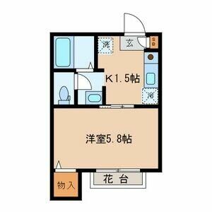 北千住駅 徒歩10分 2階の物件間取画像