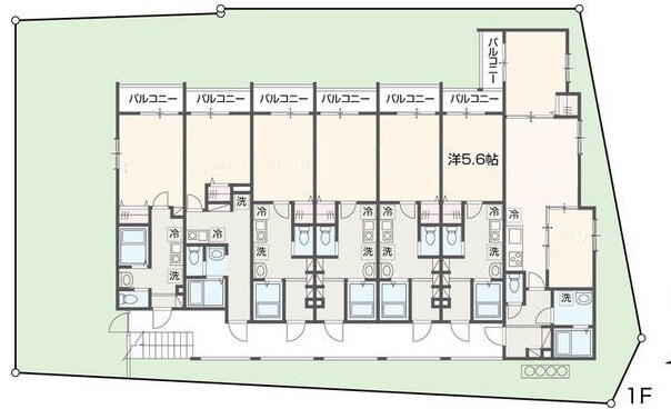 八広駅 徒歩15分 1階の物件間取画像