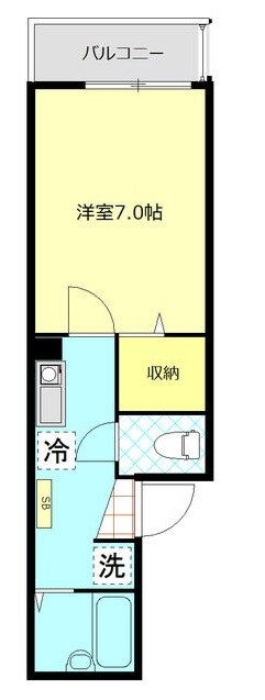 北綾瀬駅 徒歩11分 2階の物件間取画像