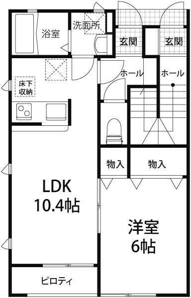 サンパーク西青木の物件間取画像