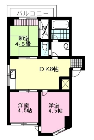 メゾンドールＪ・Ｙの物件間取画像