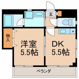 下総中山駅 徒歩4分 3階の物件間取画像