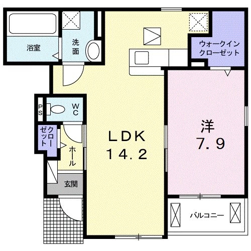 アウローラ・カーサの物件間取画像