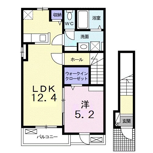 Ｐａｒｔｉｒ　ｕｎの物件間取画像