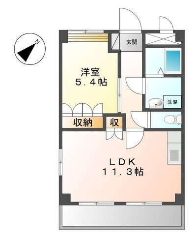 ピュアコートの物件間取画像