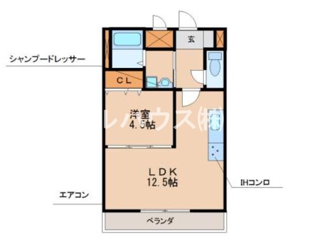 E.POPULARIIの物件間取画像